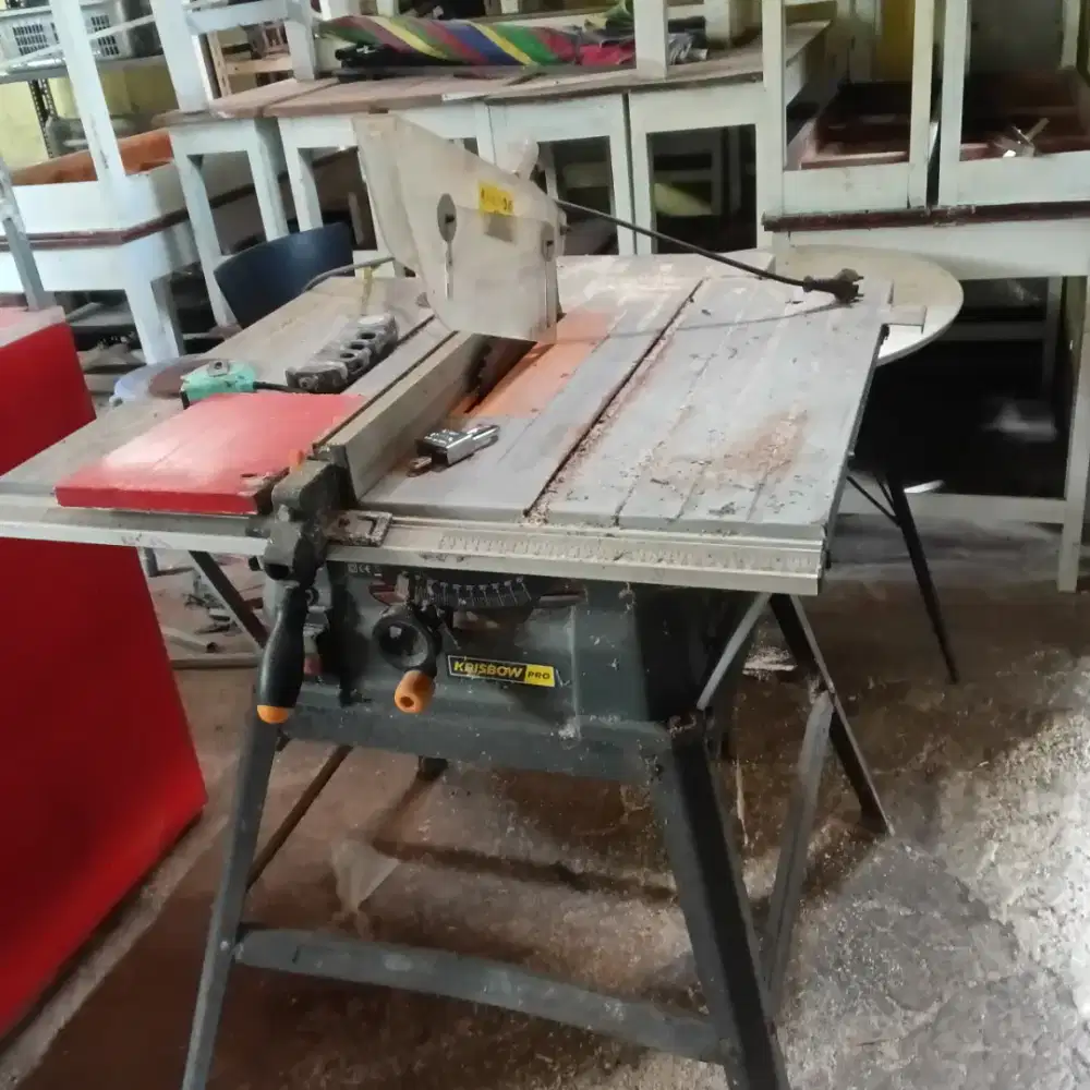 Tableshow gergaji potong belah