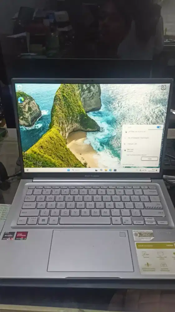 bu jual Asus Vivobook 14 AmdRyzen7 7730U 16gb SSD512GB