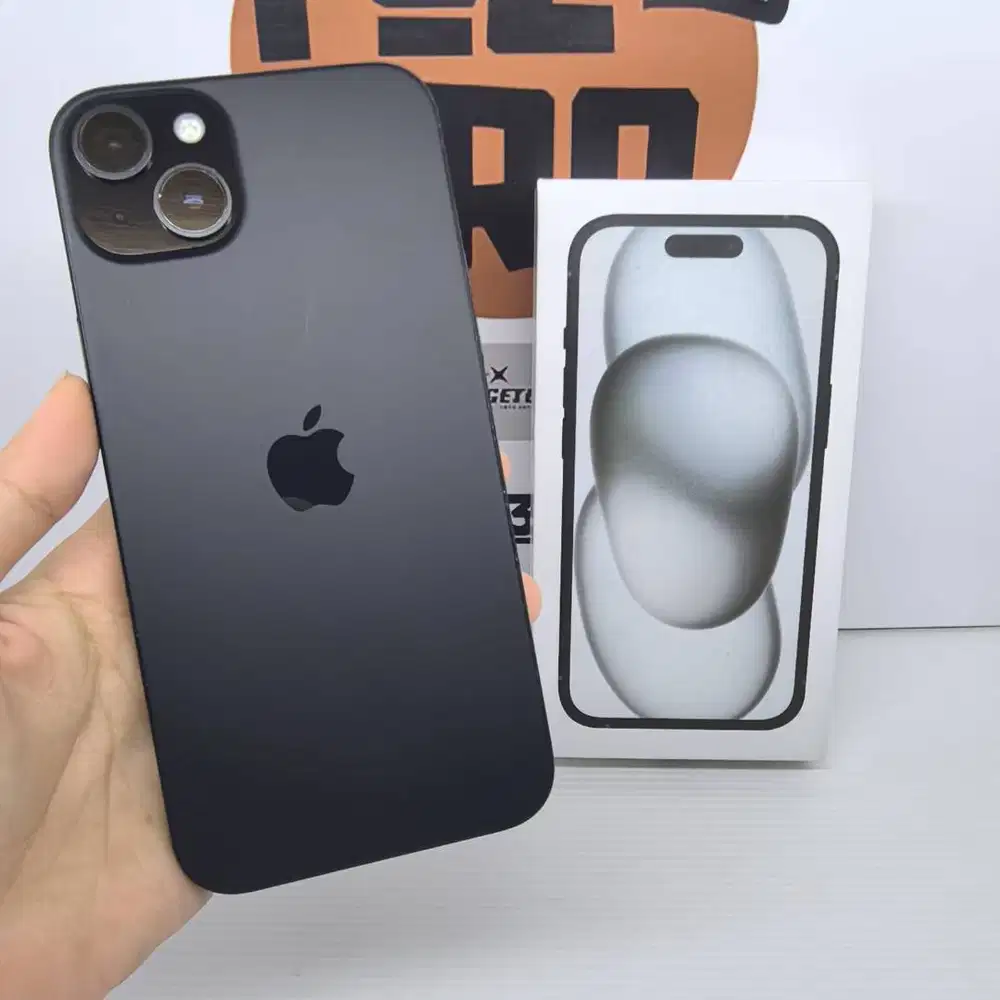 Iphone 15 Plus Midnight 128GB Fullset EX INTER ALL OP BH  90%