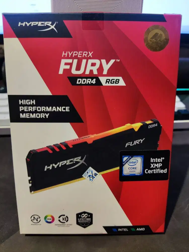 RAM DDR4 PC HyperX FURY RGB 3600mhz & 3200mhz 16gb (2x8gb)