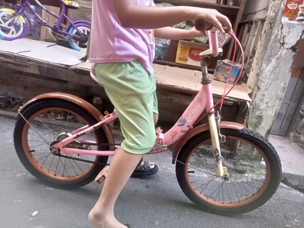 Speda anak perempuan masih cakep ban masih sangat bagus bisa nego