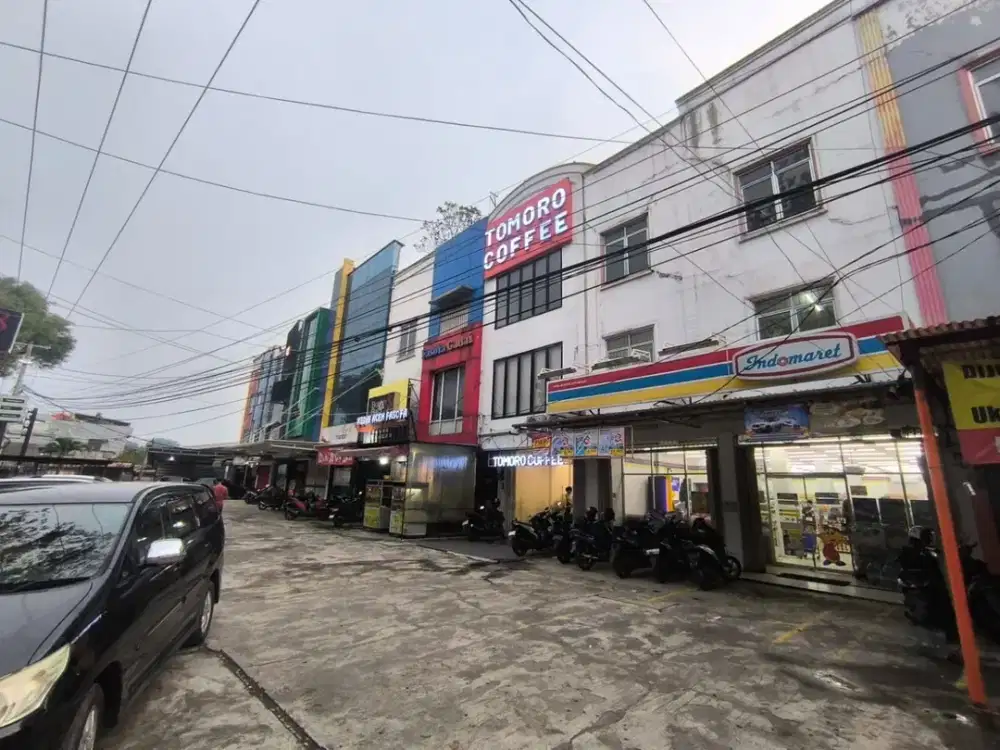 DIJUAL MURAH Jl Raya Bogor Cilodong Depok Ruko3.5 Lt 9x4 meterStrategis Dijual LT80m2 SEBELAH INDOMARET & JANJI JIWA