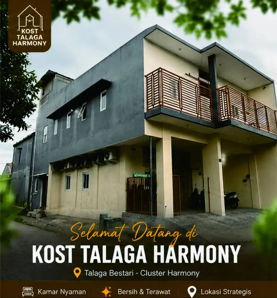 SEWA KOST TALAGA HARMONY – AC – Talaga Bestari - Cluster Harmony