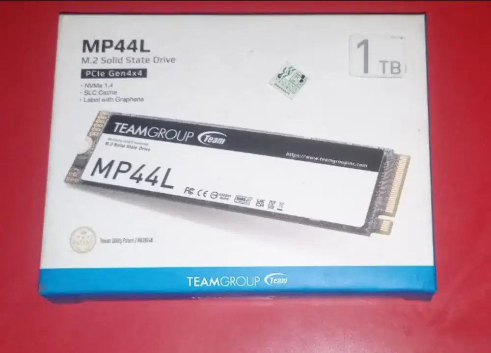 NVME TEAM 1TB GEN 4 - FULLSET - GARANSI ON