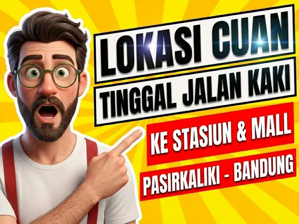 JUAL TANAH DI PASIRKALIKI, CICENDO, BANDUNG KOTA.