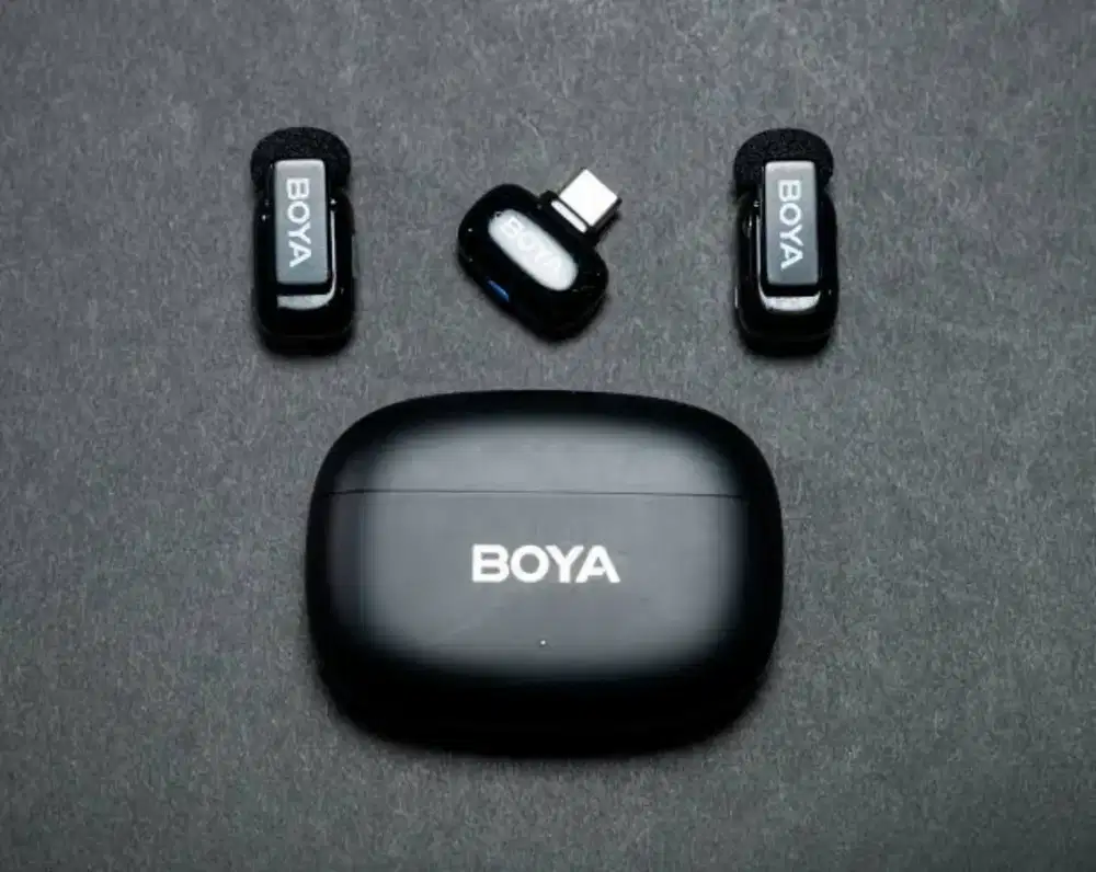 BOYA Mini 2 Lightning Original | Wireless Microphone iPhone | 2 orang