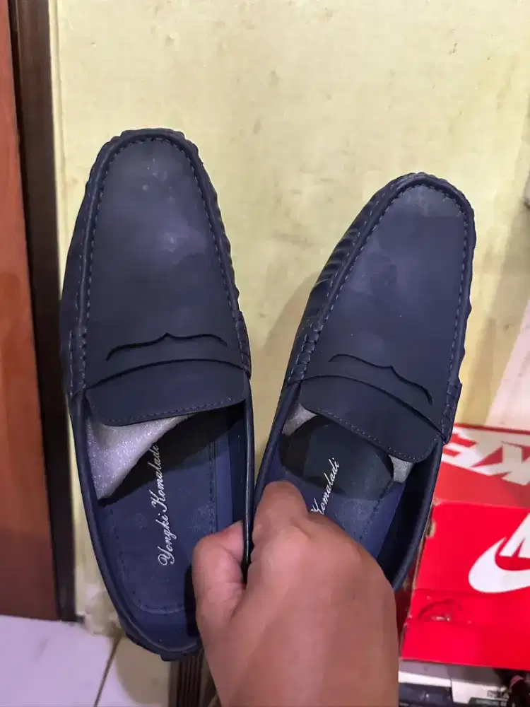 Sepatu Pantofel Yongki Navy
