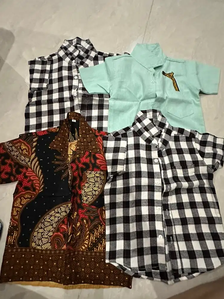Baju dan kemeja anak laki