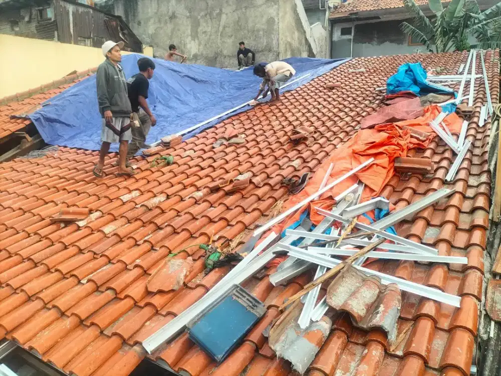Tukang atap bocor ganti atap renopsi