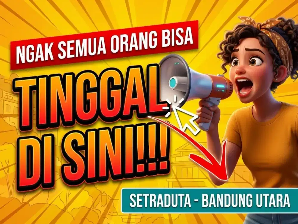 JUAL RUMAH DI SETRADUTA, PASTEUR, SARIJADI, BANDUNG UTARA.