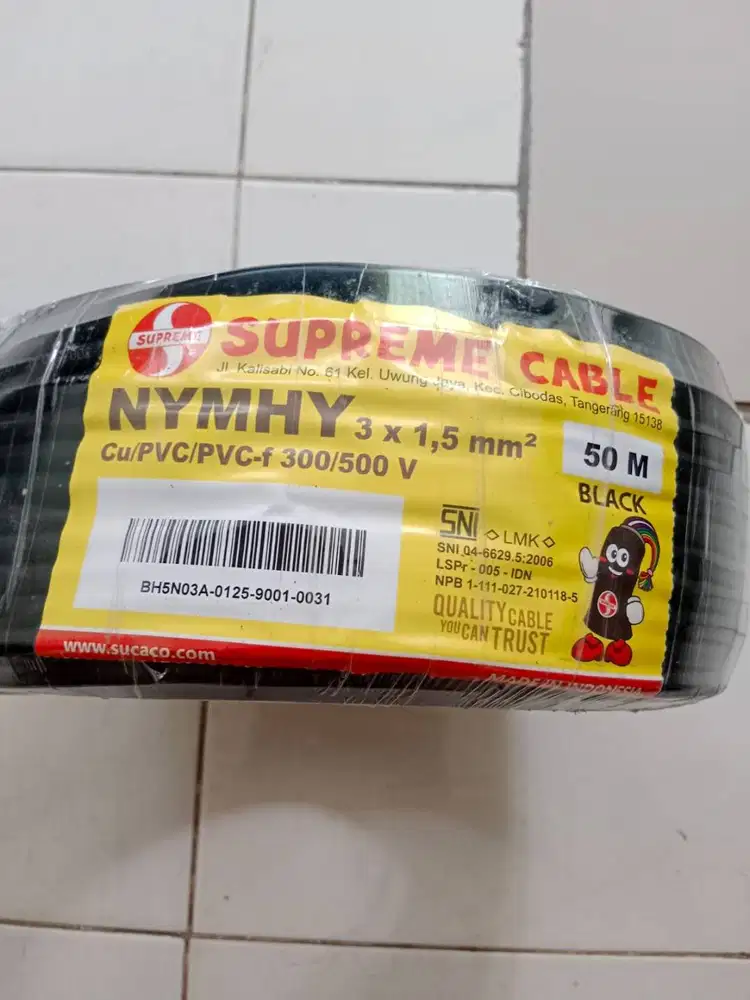 DI JUAL KABEL SERABUT ISI 3 MASIH BARU