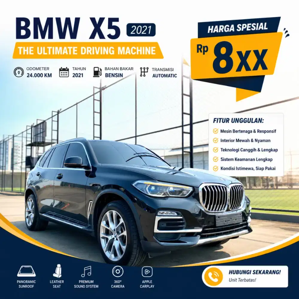 [7 SEATER] BMW X5 4.0 XDRIVE G05 2021 / 2022