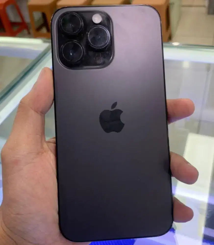 Iphone 14 Pro Max 512GB Purple Ex iBox BH 88 Fullset ORI Minus Minor