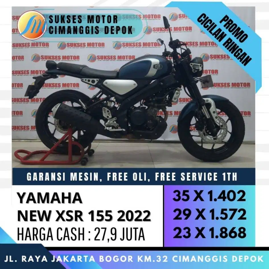 NEW XSR 155 2022 CASH KREDIT PROMO DP 800 CICLAN RINGAN [SUKSES MOTOR]