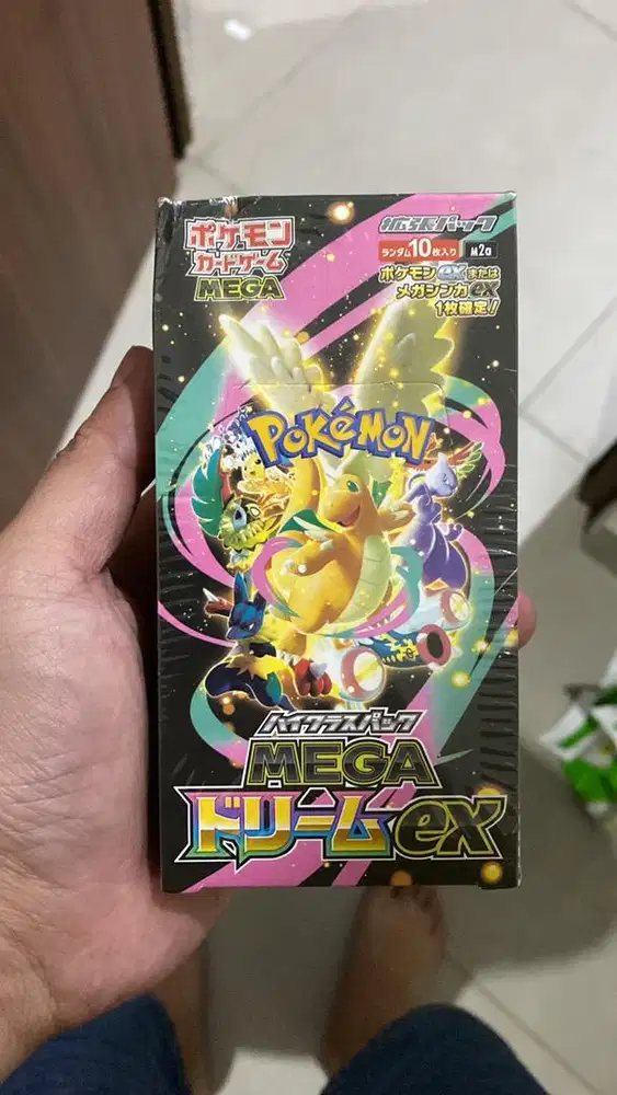 Tcg Pokemon Booster Box Mega Dream Ex JP Japan Jepang