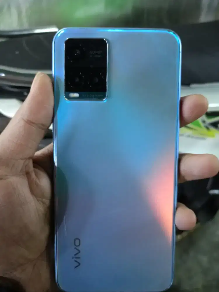 JUAL AJA HP VIVO Y33s RAM 8/128 KELENGKAPAN HP+DUS MULUS ORIAN