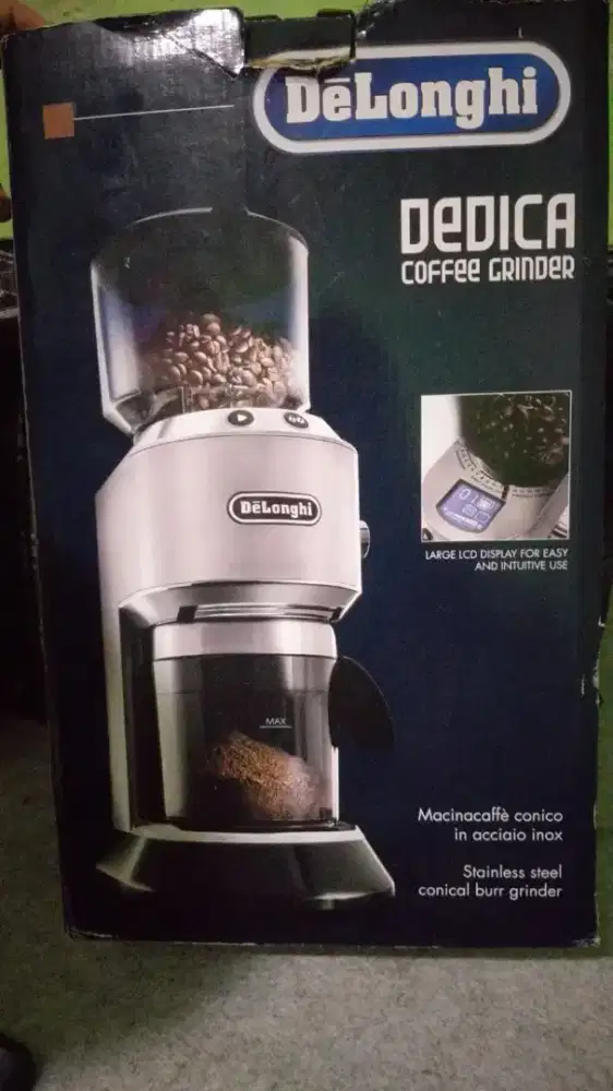 mesin grinder kopi DeLonghi Dedica KG521