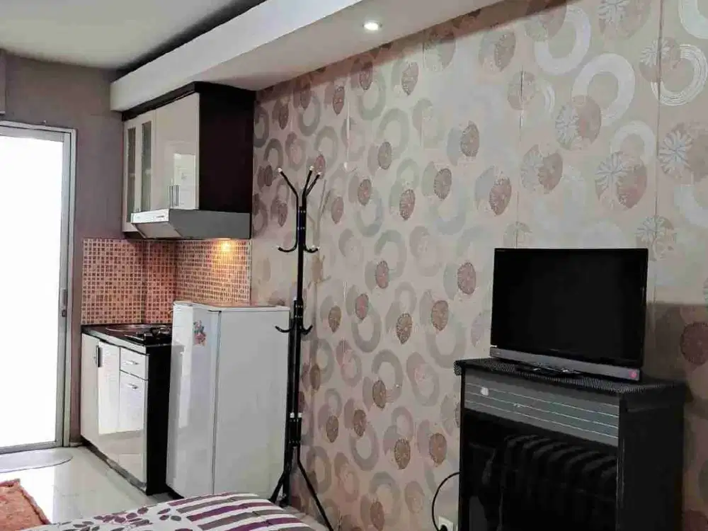 dijual apartemen GREEN PALACE STUDIO BESAR kalibata city SHM full furnished