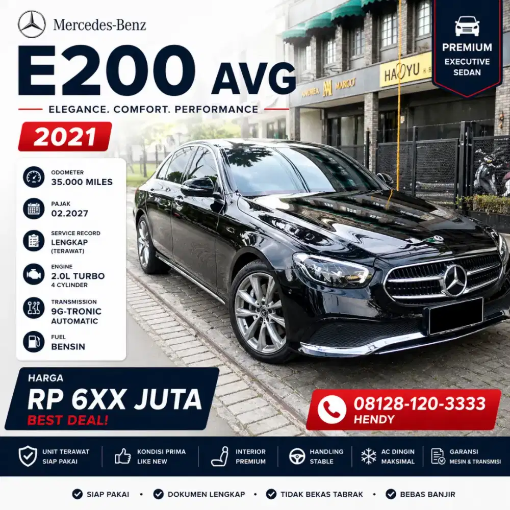 MERCEDES BENZ E200 AVG 2021 FACELIFT