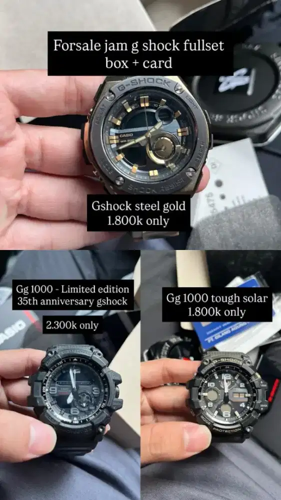 Jam G Shock Original