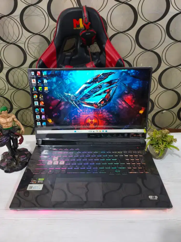 ASUS ROG G713IE-329 STRIX RTX[RAM 16GB/512GB/VGA NVIDIA RTX 3050Ti]