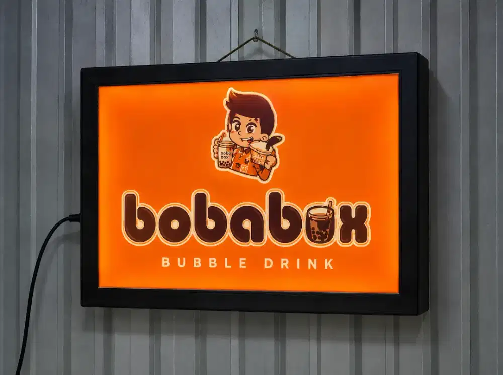Neon Box LED Slim 40x60