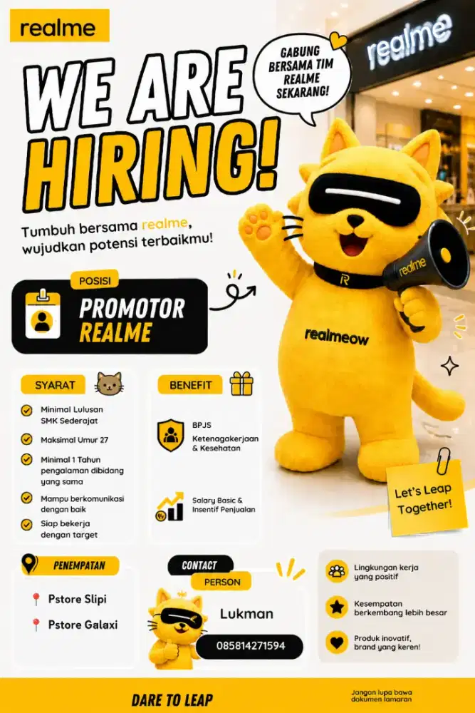 Loker Promotor realme