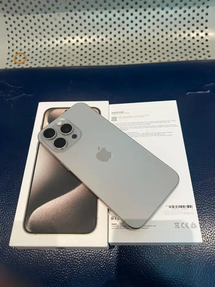 iPhone 15 Pro Max 256gb (Natural Titanium) Garansi Resmi Indonesia