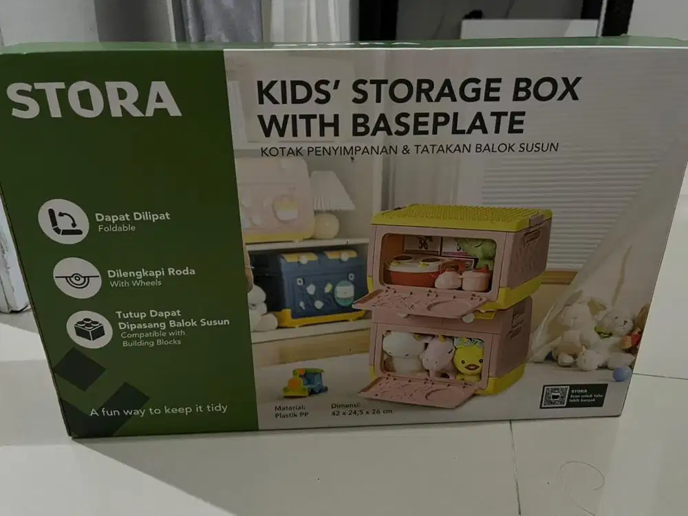 Kids storage box Kotak penyimpanan