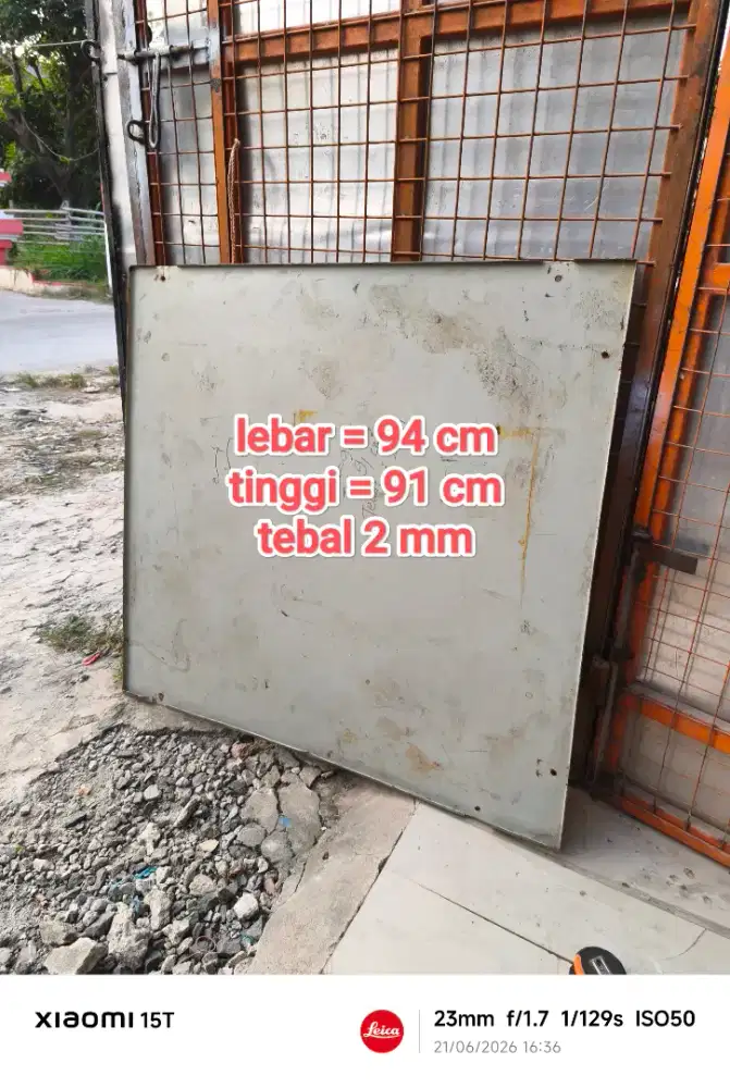 PLAT BESI 94 CMx91 CMx2 MM