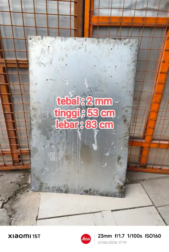 PLAT BESI 83 CMx53 CMx2 MM
