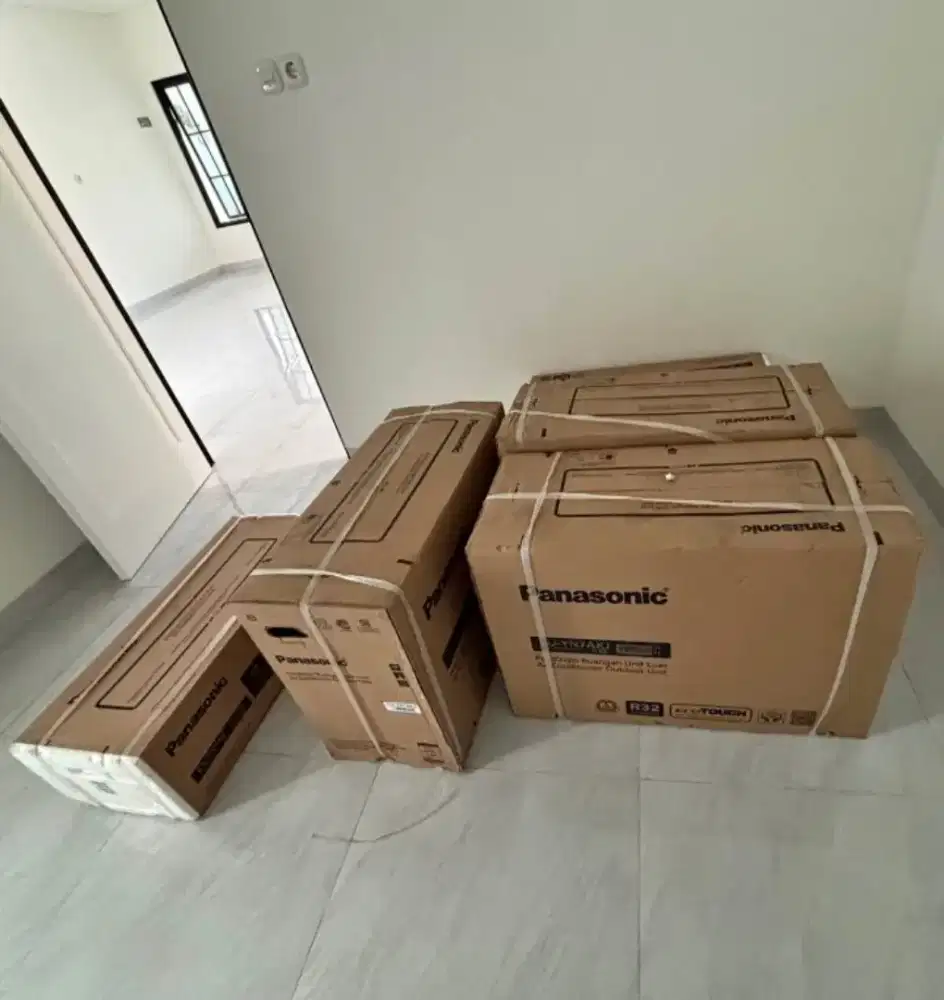AC Panasonic 3/4 pk R32 model terbaru 3 unit