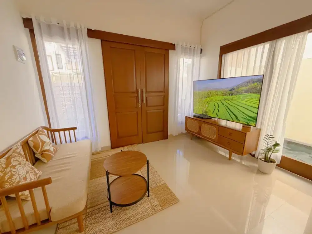 FOR RENT VILLA BARU 4 BR KAWASAN TENANG ONE GATE SECURITY DI JIMBARAN