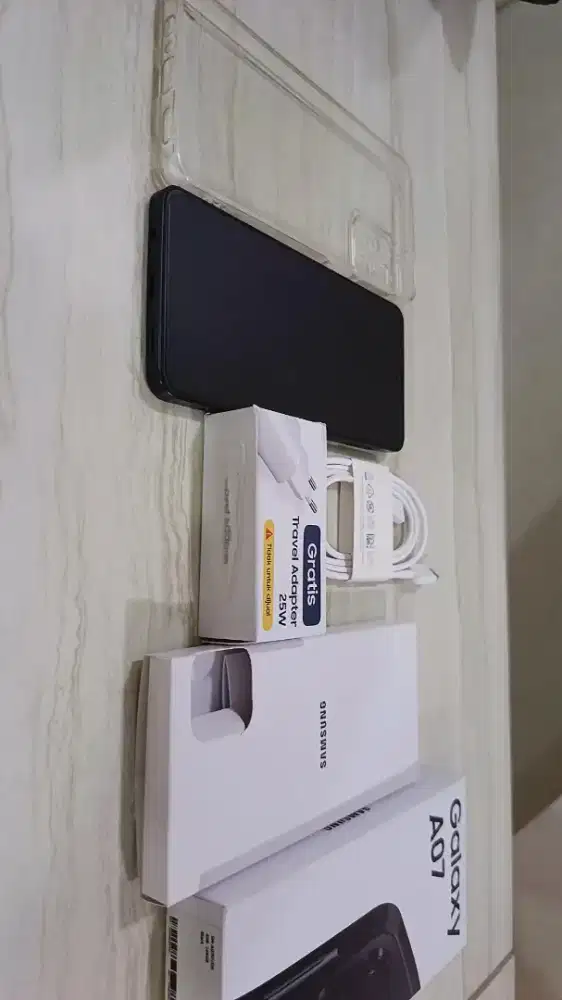 Samsung a07 baru pake full set cakep