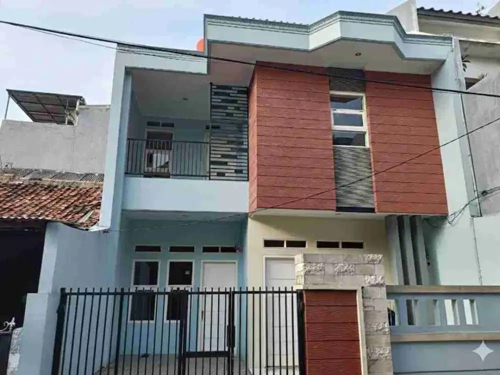 kayu putih, jual cepat rumah bagus cantik 2 lantai hadap selatan