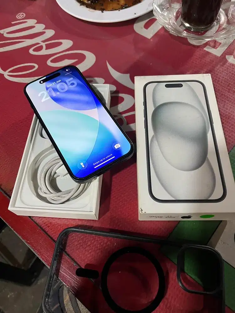 Iphone 15 Basic 256gb Black Second Mulus IBOX