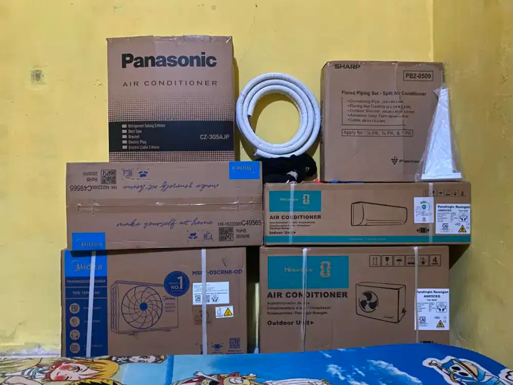 AC midea 1/2 pk baru