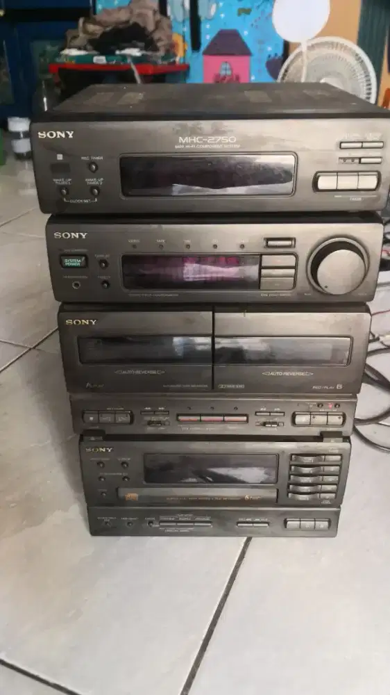 Head sony mini hifi mhc 2750 tidak nyala