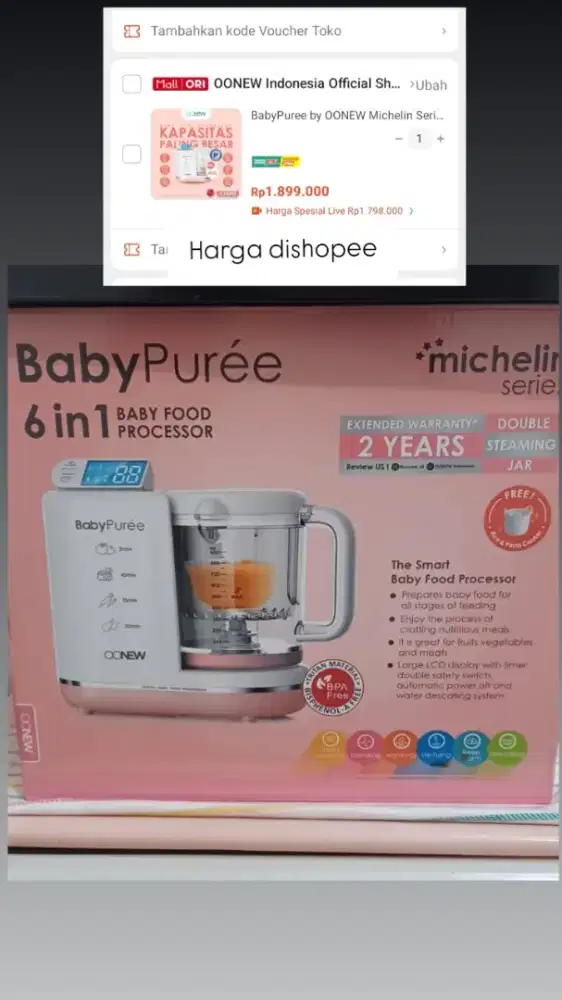 Baby Puree. Baby Food Processor