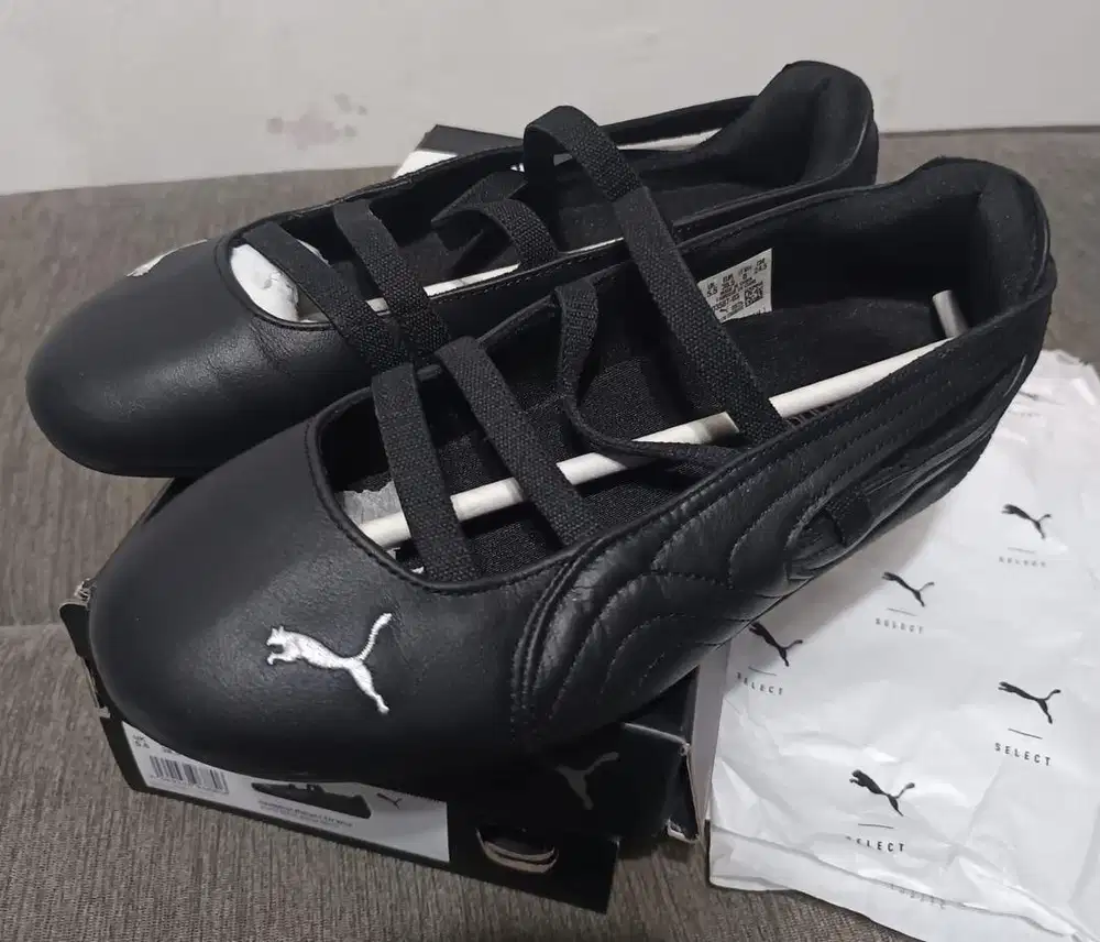 Preloved Sepatu Puma Speedcat Ballet Black Leather