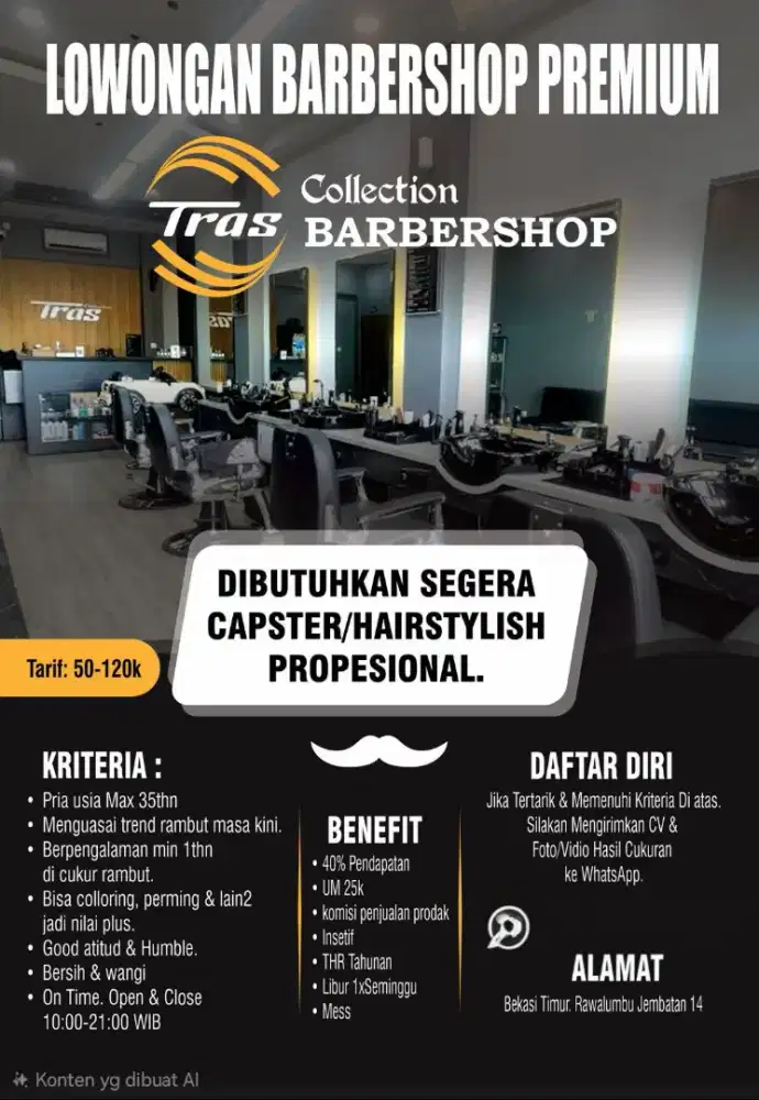 Lowongan Barbershop