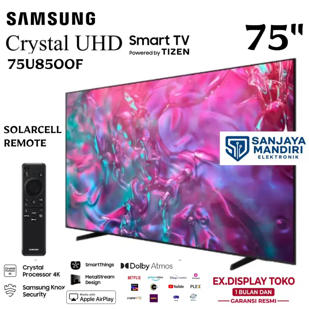 SAMSUNG Crystal 4K UHD Smart TV 75U8500F Smart TV 75 Inch Crystal UHD