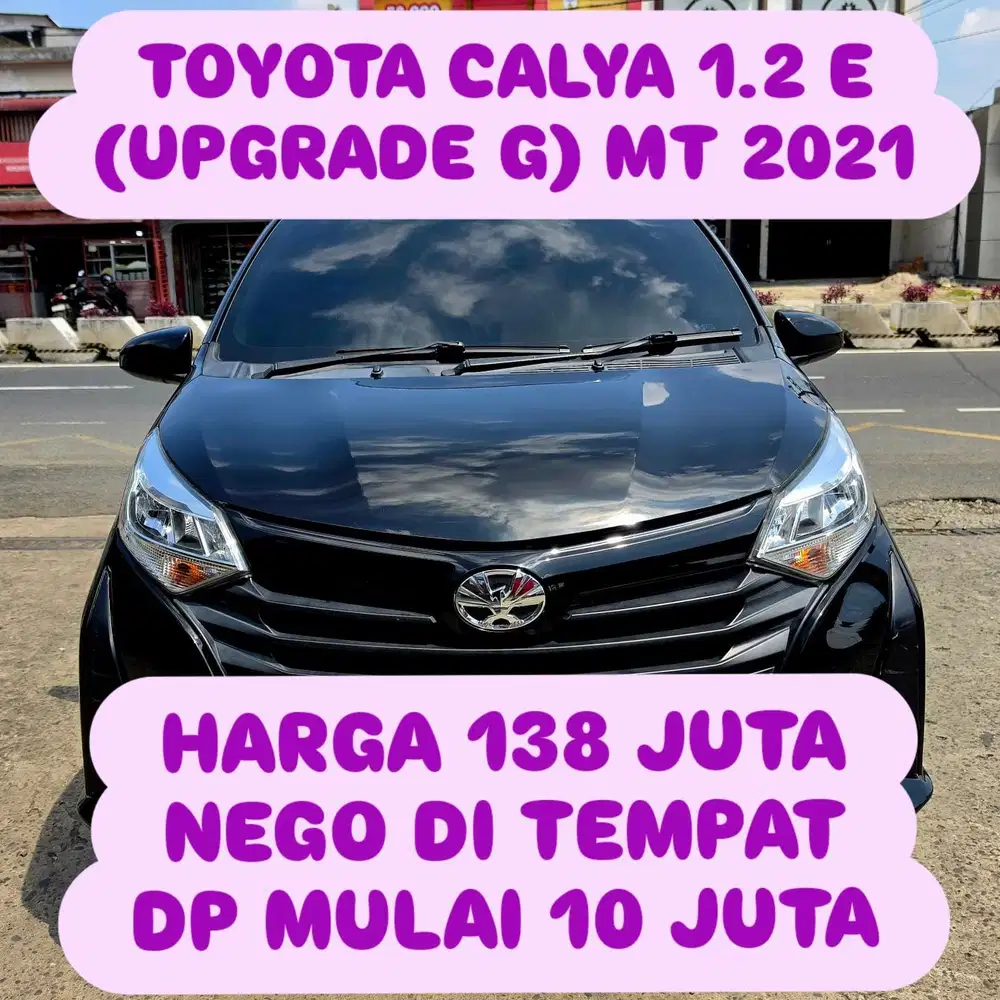 Toyota Calya 2021 Bensin DP 10 JUTA