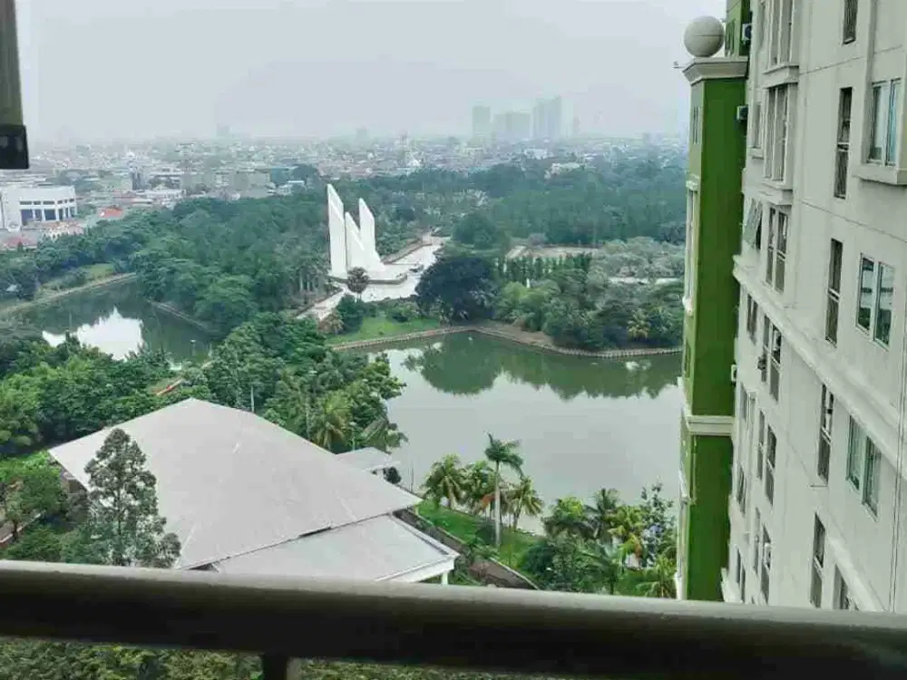 dijual apart Green palace 2kamar kalibata full furnished shm hadap danau / kota