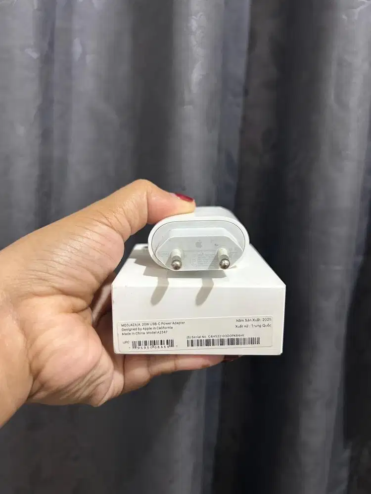 Kepala Adapter USB-C 20W Apple Original