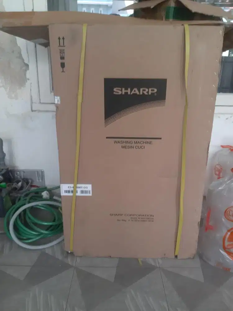 Mesin cuci sharp 8Kg Es-M8000P-GG baru dapat hadiah