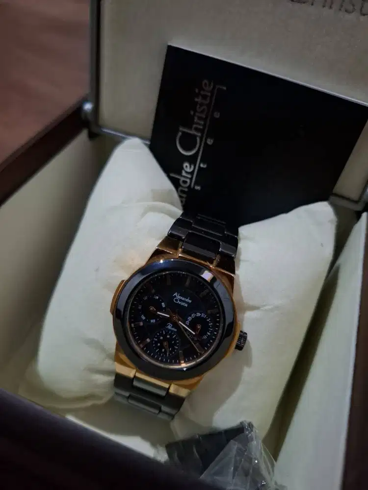 Jual Jam Tangan Alexandre Christie original Second, Kondisi Mulus 95%