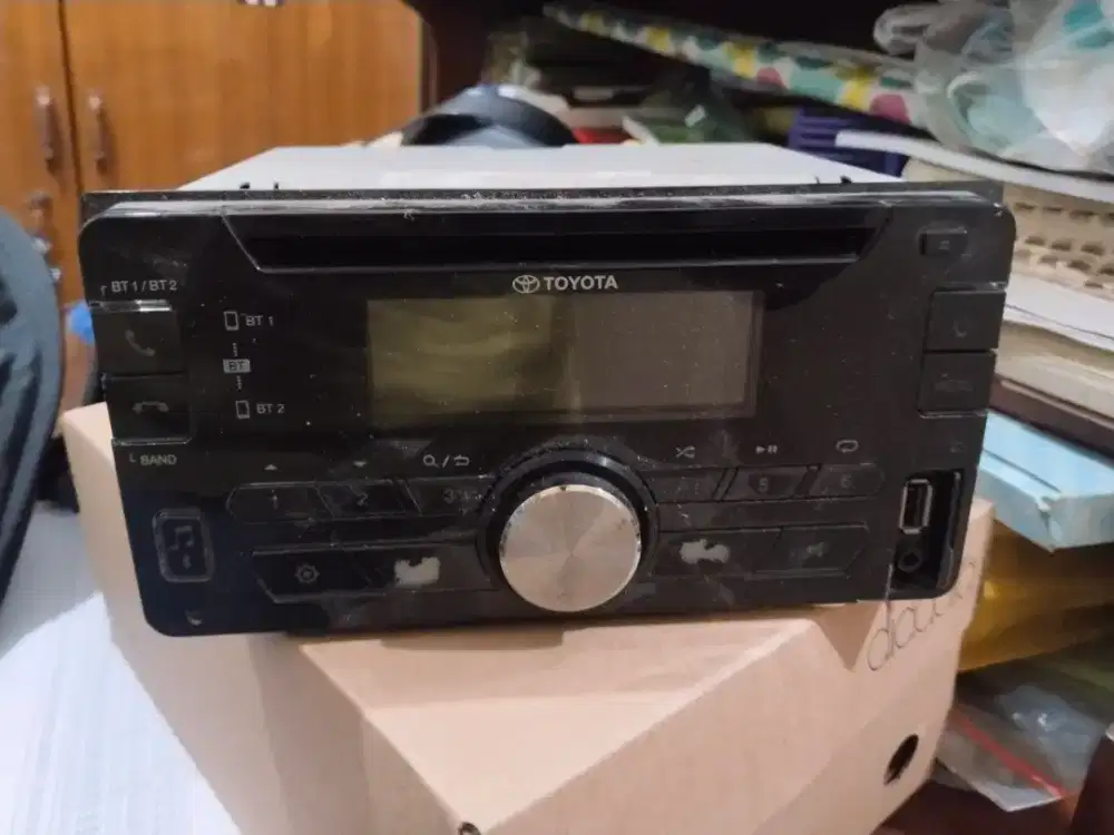 Head Unit Original Toyota Bluetooth USB AUX – Normal & Siap Pakai