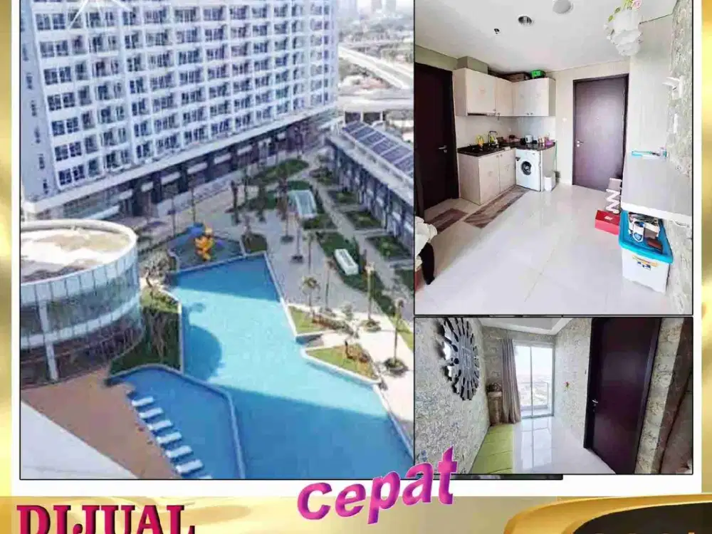 DIJUAL APARTEMEN 1 BR DI PURI MANSION TOWER CHRISTAL KEMBANGAN JAKARTA BARAT