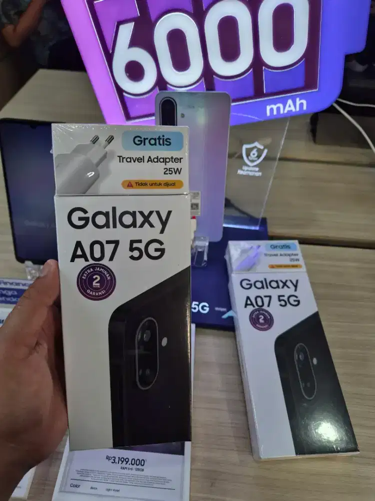 Promo Samsung Galaxy A07 5G 12/128GB New Segel Grs Resmi